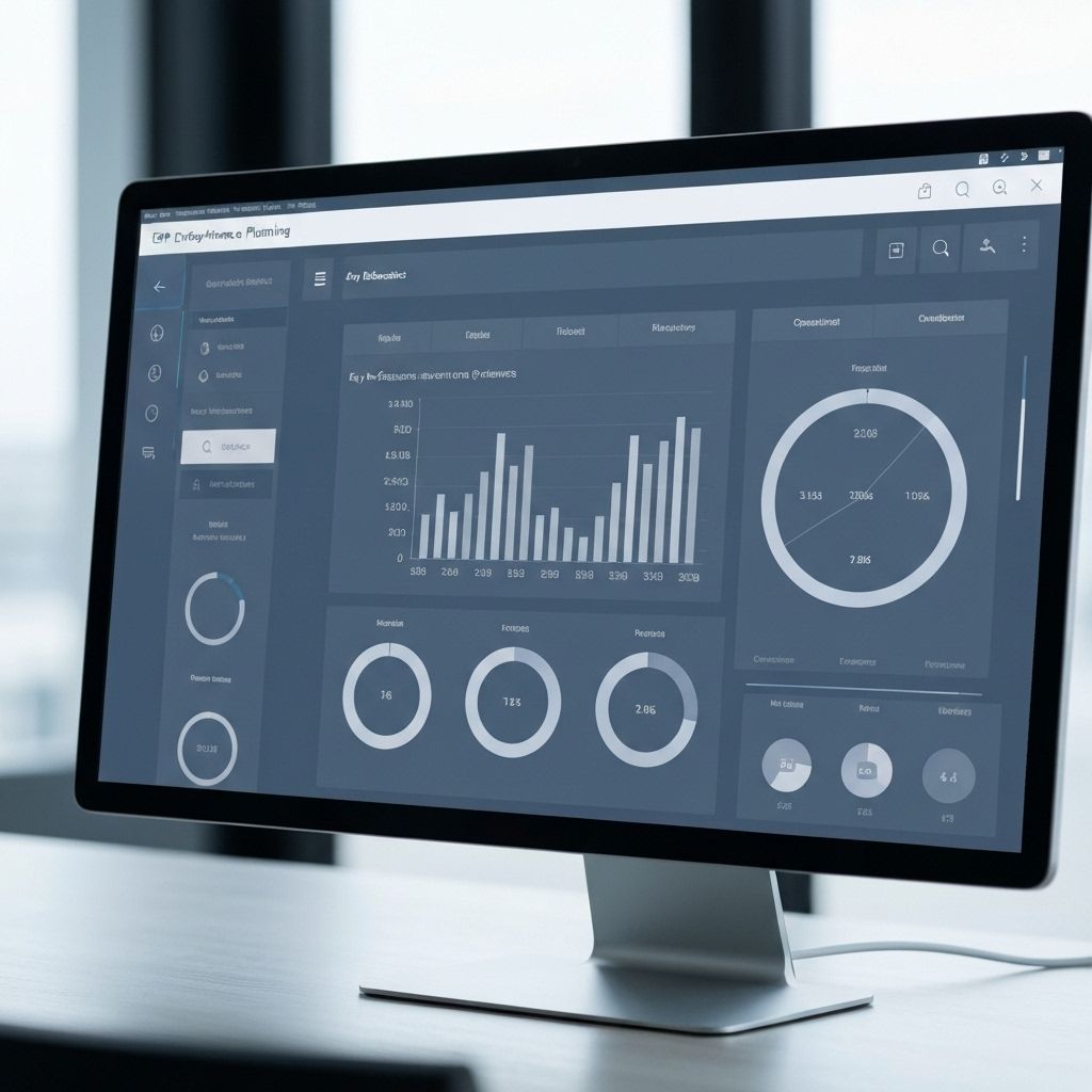 ERP controls and financial dashboards